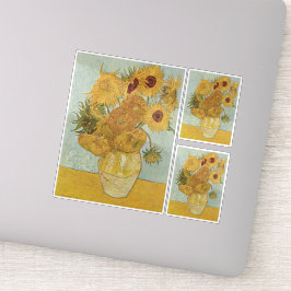 Vincent Van Gogh - Sonnenblumen, dritte Version Aufkleber