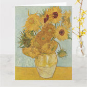 Vincent Van Gogh - Sonnenblumen, dritte Version Karte (Gelbe Blume)