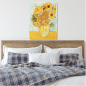 Vincent Van Gogh - Sonnenblumen, dritte Version Leinwanddruck (Insitu (Schlafzimmer))