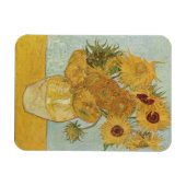 Vincent Van Gogh - Sonnenblumen, dritte Version Magnet (Horizontal)