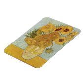 Vincent Van Gogh - Sonnenblumen, dritte Version Magnet (Linke Seite)