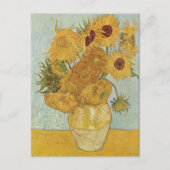 Vincent Van Gogh - Sonnenblumen, dritte Version Postkarte (Vorderseite)