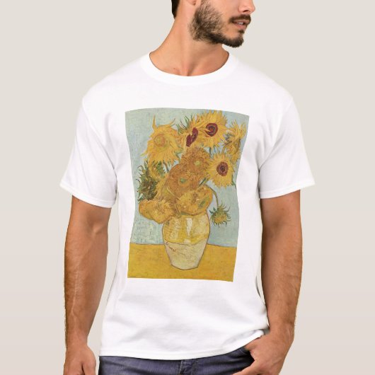 Vincent Van Gogh - Sonnenblumen, dritte Version T-Shirt (Vorderseite)