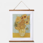 Vincent Van Gogh - Sonnenblumen, dritte Version Wandteppich Mit Holzrahmen (Vorderseite)