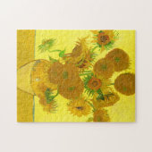 Vincent Van Gogh Sonnenblumen Kunst für Kinder Puzzle (Horizontal)
