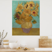 Vincent Van Gogh - Sonnenblumen Poster (Küche)