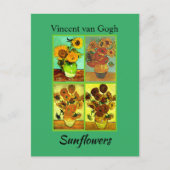 Vincent van Gogh, Sonnenblumen, Postkarte (Vorderseite)