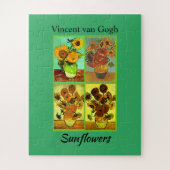 Vincent van Gogh, Sonnenblumen, Puzzle (Vertikal)