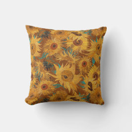 Vincent Van Gogh Sonnenblumen Rostbraun Gelb Kissen
