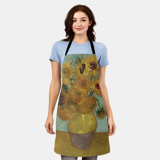 Vincent Van Gogh - Sonnenblumen Schürze (Getragen)