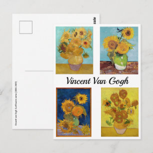 Vincent Van Gogh Sonnenblumen Serie Postkarte