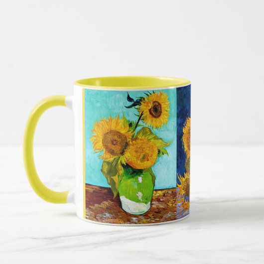 Vincent Van Gogh - Sonnenblumen - Tasse (Links)