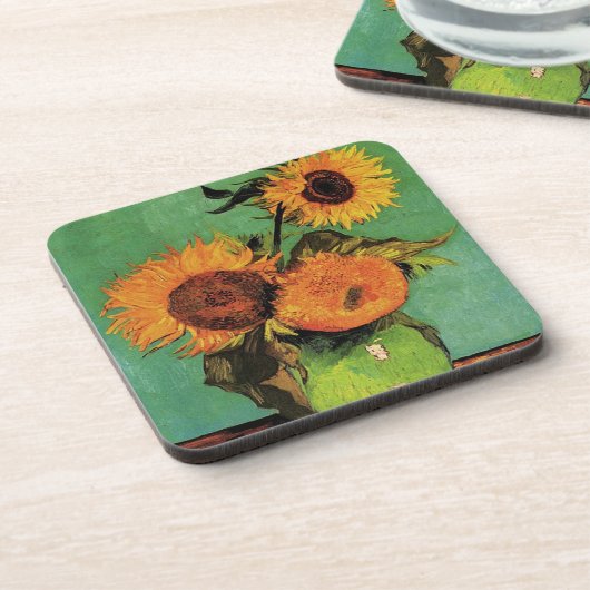 Vincent van Gogh Sonnenblumen Untersetzer (Linke Seite)