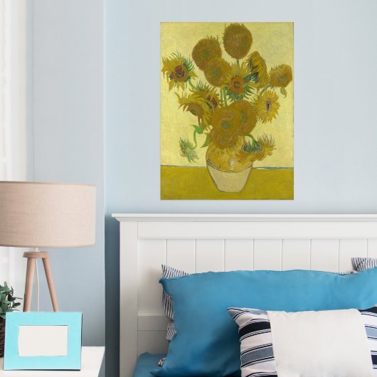 Vincent Van Gogh - Sonnenblumen, vierte Version Foliendrucke (In Situ (Schlafzimmer))