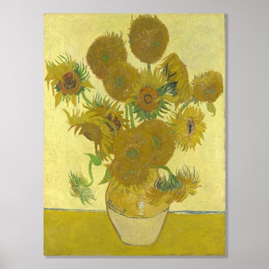 Vincent Van Gogh - Sonnenblumen, vierte Version Foliendrucke (Vorderseite)