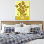 Vincent Van Gogh - Sonnenblumen, vierte Version Leinwanddruck (Insitu (Schlafzimmer))