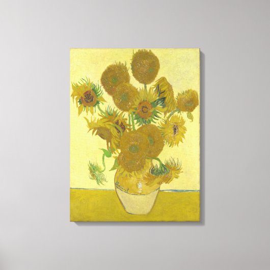 Vincent Van Gogh - Sonnenblumen, vierte Version Leinwanddruck (Vorderseite)