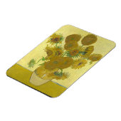 Vincent Van Gogh - Sonnenblumen, vierte Version Magnet (Linke Seite)