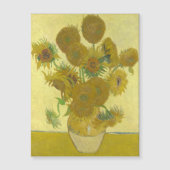 Vincent Van Gogh - Sonnenblumen, vierte Version Magneteinladung (Vorderseite)