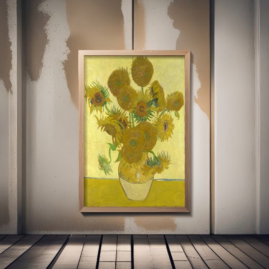 Vincent Van Gogh - Sonnenblumen, vierte Version Poster