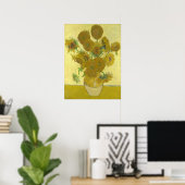 Vincent Van Gogh - Sonnenblumen, vierte Version Poster (Heimbüro)