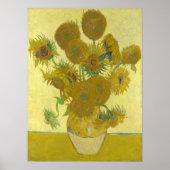 Vincent Van Gogh - Sonnenblumen, vierte Version Poster (Vorne)