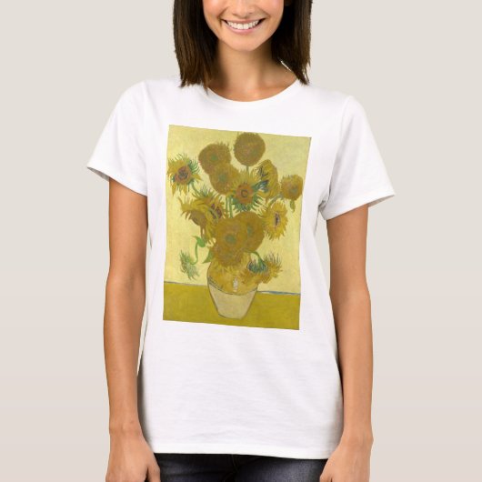 Vincent Van Gogh - Sonnenblumen, vierte Version T-Shirt (Vorderseite)