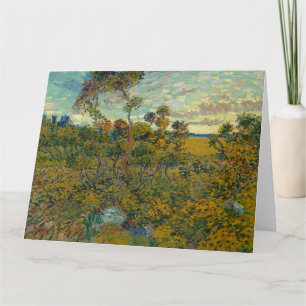 Vincent Van Gogh, Sonnenuntergang in Montmajour Karte