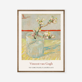 Vincent Van Gogh Sprig über die blühende mandelart Poster