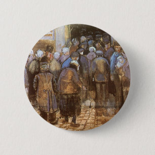 Vincent van Gogh Staatslotterie (Armes Geld) Button