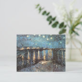 Vincent Van Gogh - Starlight Over the Rhone Postkarte (Stehend Vorderseite)