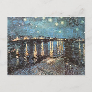Vincent Van Gogh - Starlight Over the Rhone Postkarte