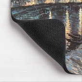 Vincent van Gogh - Starlight über der Rhône Mousepad (Ecke)