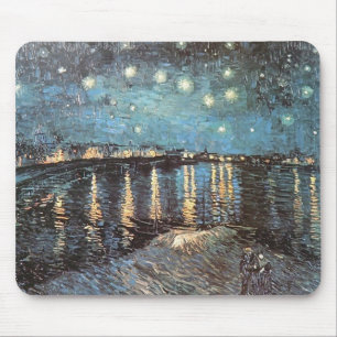 Vincent van Gogh - Starlight über der Rhône Mousepad