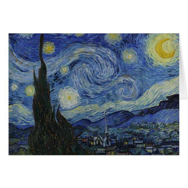 Vincent van Gogh - Starry Night (Vorderseite (Horizontal))