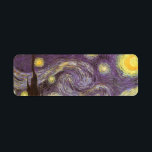 Vincent van Gogh - Starry Night<br><div class="desc">Die Starry Night (1889) von Vincent van Gogh ist ein Vintager Post-Impressionismus der Kunstlandschaft Landschaftsmalerei. Der Blick auf eine Stadt in einem Tal bei Nacht mit den Wolken, den Sternen und einem schönen goldgelben Halbmond. Es wurde im Laufe des Tages aus der Erinnerung gemalt und ist van Goghs bekanntestes Gemälde....</div>