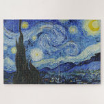 Vincent van Gogh Starry Night 1000 pieces Puzzle<br><div class="desc">Starry night art jigsaw puzzle. Beautiful van Gogh painting turned into a fun jigsaw puzzle with over 1000 pieces. Great challenge for anyone who loves jigsaw puzzles and the art of the amazing Dutch post-impressionist master.</div>
