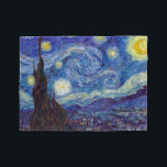 VINCENT VAN GOGH - Starry night 1889 Fleecedecke<br><div class="desc">VINCENT VAN GOGH - Starry night 1889Öl auf Leinwand</div>