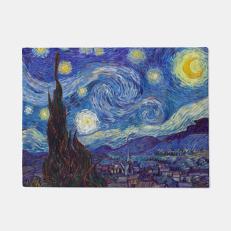 VINCENT VAN GOGH - Starry night 1889 Fußmatte