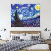 VINCENT VAN GOGH - Starry night 1889 Leinwanddruck (Insitu (Schlafzimmer))