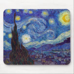 VINCENT VAN GOGH - Starry night 1889 Mousepad<br><div class="desc">VINCENT VAN GOGH - Starry night 1889Öl auf Leinwand</div>