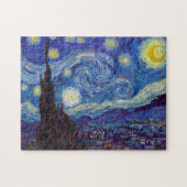 VINCENT VAN GOGH - Starry night 1889 Puzzle (Horizontal)
