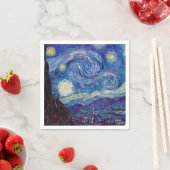 VINCENT VAN GOGH - Starry night 1889 Serviette (Beispiel)