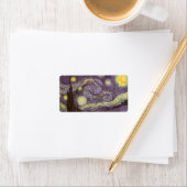 Vincent van Gogh - Starry Night Adressaufkleber (Insitu)