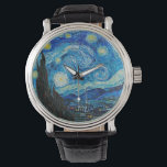 Vincent van Gogh, Starry Night Armbanduhr<br><div class="desc">Starry Night,  berühmtes Gemälde von Vincent van Gogh</div>