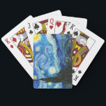 Vincent Van Gogh Starry Night Art Playing Spielkarten<br><div class="desc">Diese schöne Sammlung von Kartendecks enthält das Meisterwerk ’The Starry Night’ / ‘La Nuit etoile (1889) des holländischen Impressionisten Vincent Van Gogh. Dieses 52 Set ist sehr elegant für einen Kartendecker, der von Eleganz und zeitloser Schönheit geprägt ist. Der niederländische Impressionist Van Gogh malte "The Starry Night", während er in...</div>
