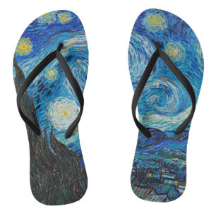 Vincent van Gogh, Starry Night Badesandalen