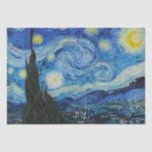 Vincent Van Gogh Starry Night Blue Yellow Seidenpapier<br><div class="desc">Vincent Van Gogh Starry Night Blue Yellow Tissue Paper</div>