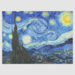 Vincent Van Gogh Starry Night Blue Yellow Seidenpapier<br><div class="desc">Vincent Van Gogh Starry Night Blue Yellow Tissue ()</div>