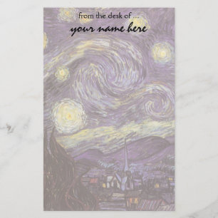 Vincent van Gogh - Starry Night Briefpapier